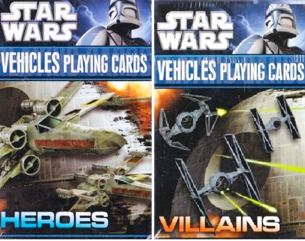 22342 - Star Wars Vehicles Heroes And Villains Playing Cards By Cartamundi USA
