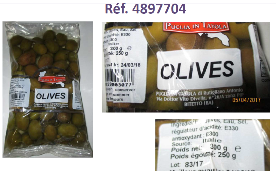 22795 - Olives 250g Europe