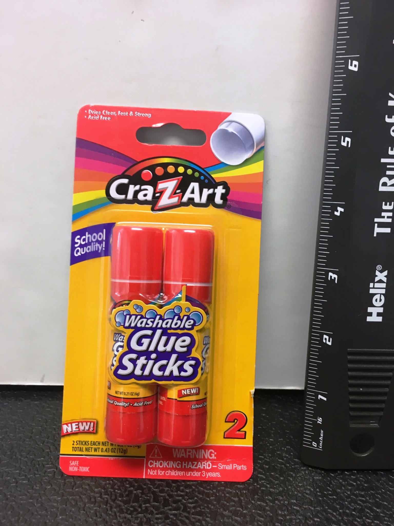 25712 - Cra-Z-Art Glue Stick .21oz/2-PK USA