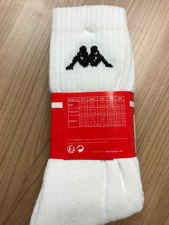 Kappa Socks pack Europe