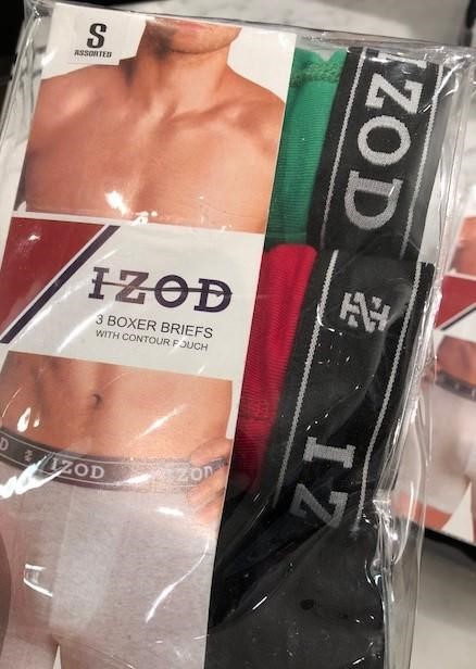 IZOD MEN'S BOXER BRIEF PACK OF 3 USA