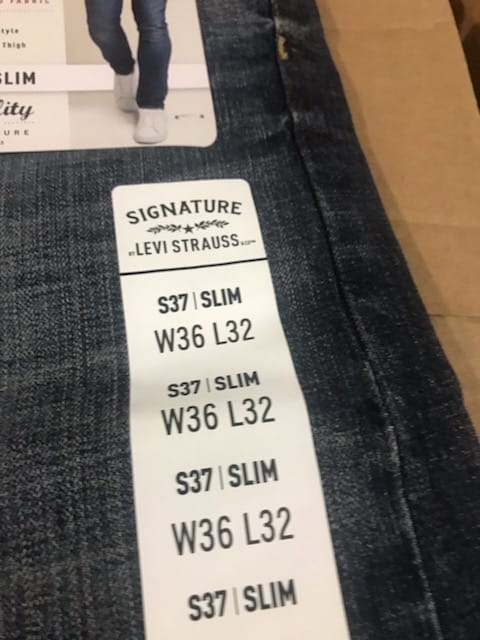 levi signature jeans s37