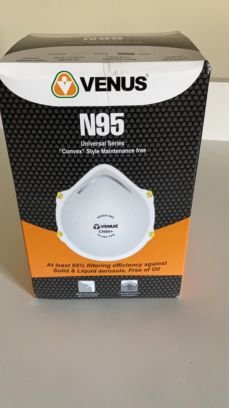 Venus NIOSH N95 Face Mask w/ All Certifications USA