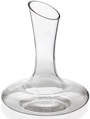 46289 - Wine Decanter 100% Hand Blown Lead-Free Sturdy Crystal Glass USA
