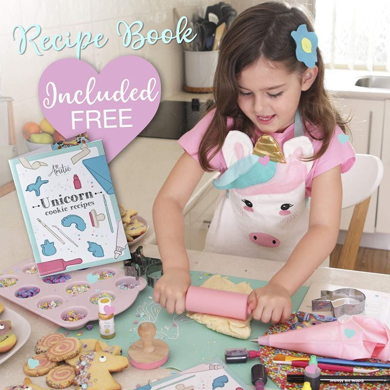 46695 - Unicorn Cookie Baking Kit with Apron USA