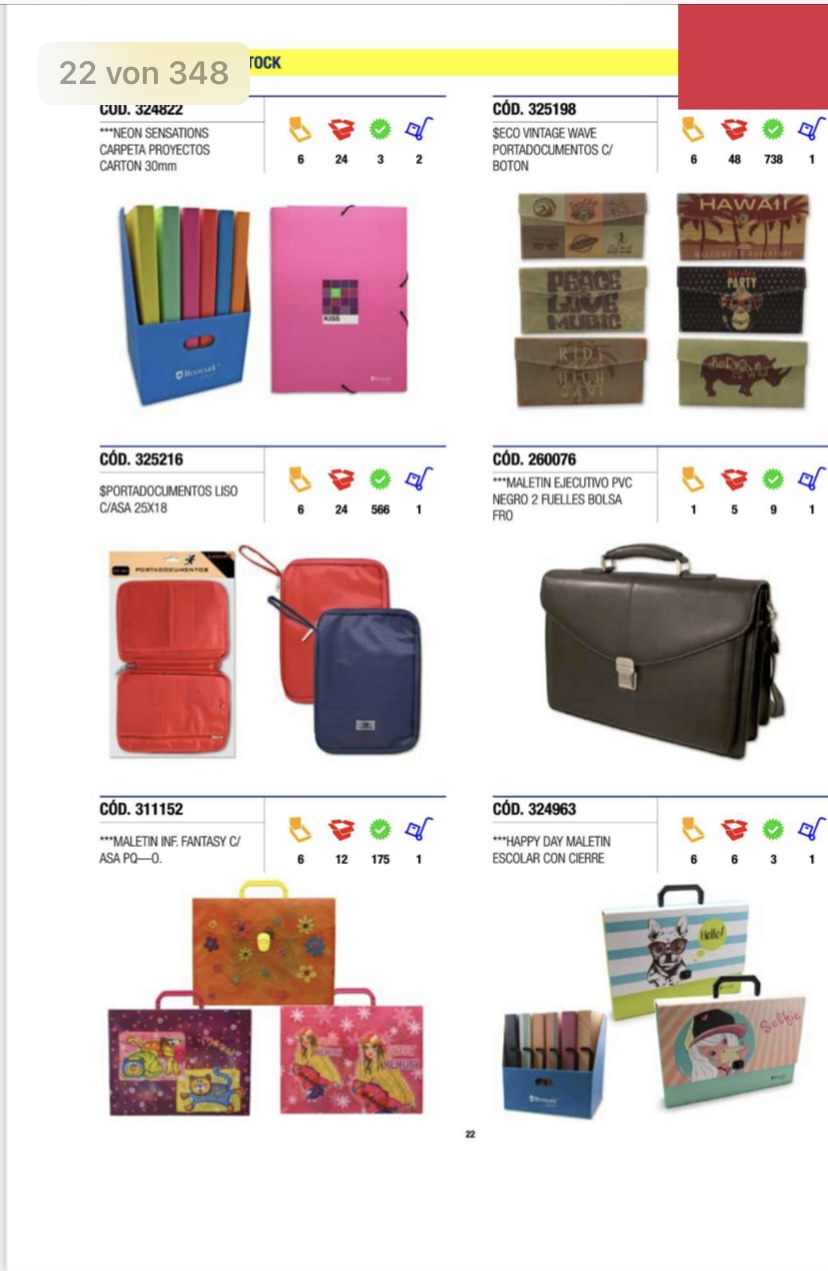 47095 - Offer school items booklets, school pencil cases, satchels etc. Europe
