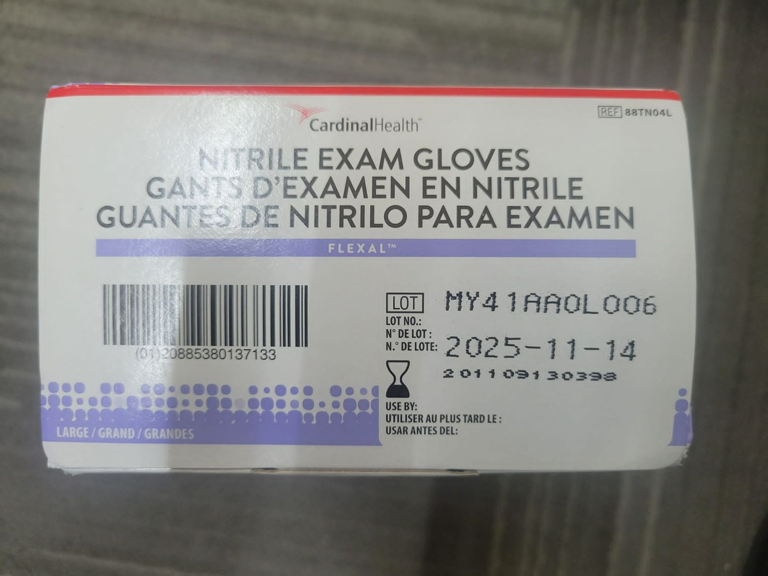 47604 - CardinalHealth Disposable Nitrile Exam Gloves USA