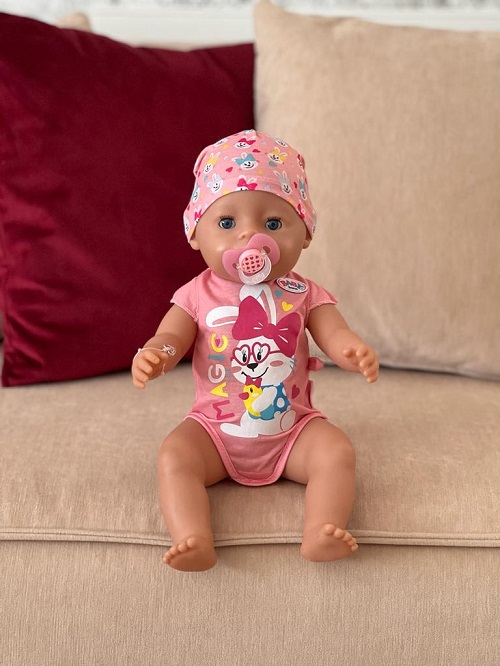 47641 - Zapf Baby Born - Girl, pink, 43 cm, 10 accessories Europe