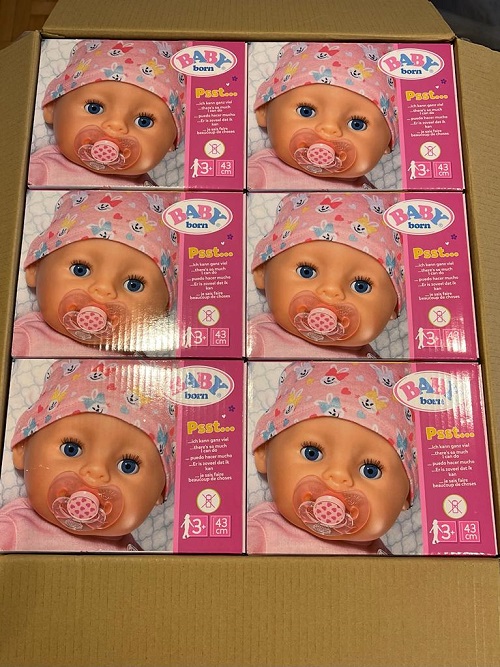 47641 - Zapf Baby Born - Girl, pink, 43 cm, 10 accessories Europe