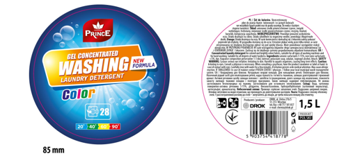 47705 - Gel for washing colored clothes 1.5L / 28 washes Europe