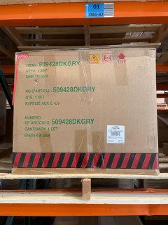 47854 - Truckload Alert! Alicia 4pc Outdoor Squared Wicker Patio Set USA