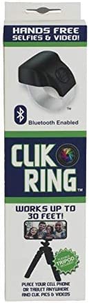 48598 - My Clik Ring Bluetooth Selfie/Video Remote with Tripod USA