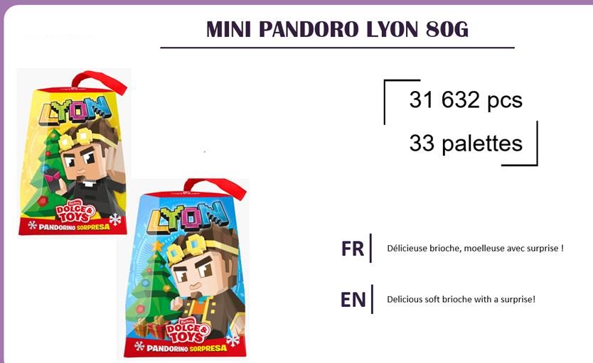 49146 - MINI PANDORO LYON 80G Europe