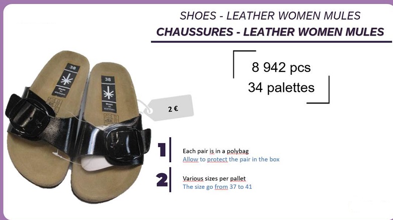 49219 - CHAUSSURES - LEATHER WOMEN MULES Europe