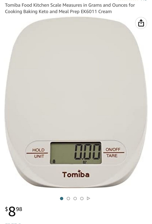 49244 - Tomiba Food Kitchen Scale USA
