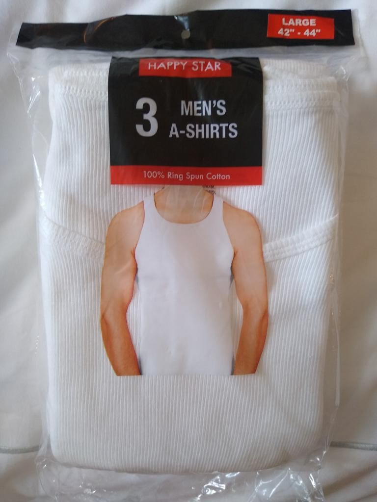 49361 - Men's 3pack A-Shirts USA