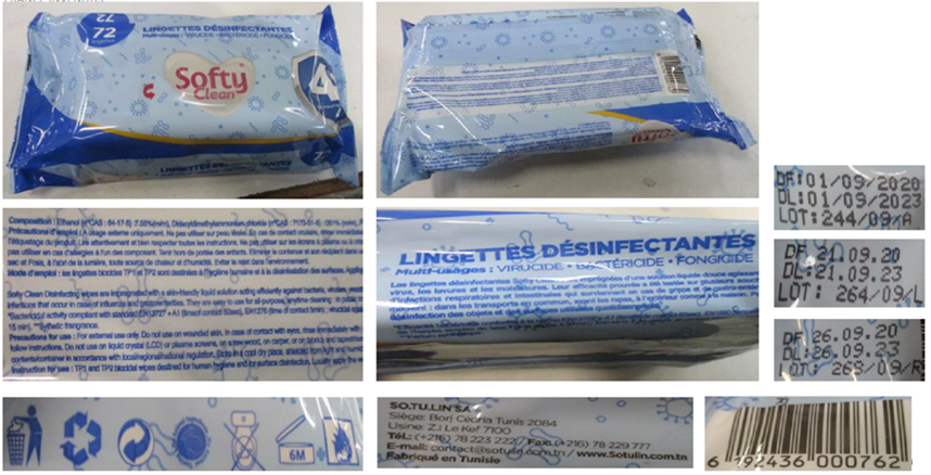 50403 - MULTI PURPOSE DISINFECTANT WIPES Europe