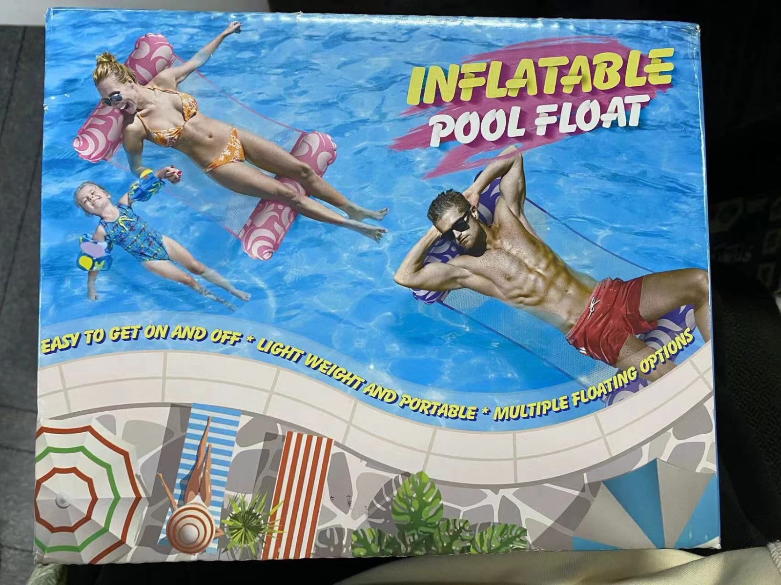 50423 - Inflatable Pool Float USA
