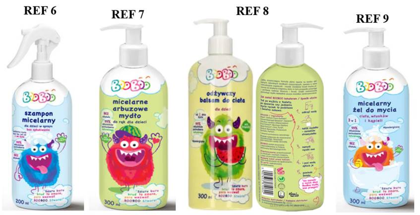 50557 - VARIOUS DPH ARTICLES, BOOBOO BRAND Europe