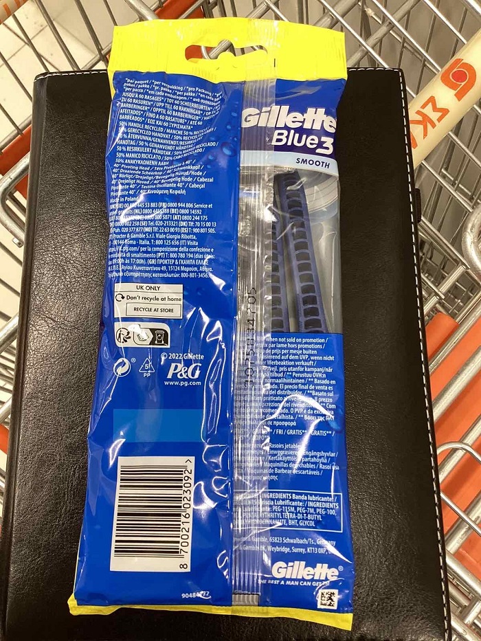 50600 - Gillette Blue3 Smooth 4+2 Europe
