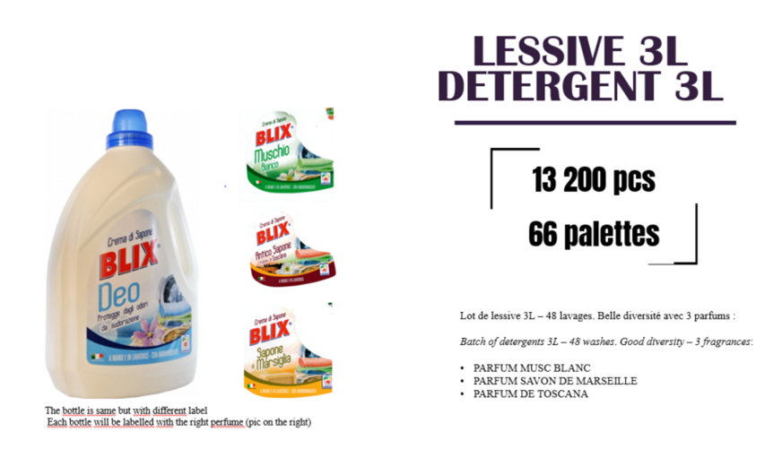 50605 - DETERGENT 3L Europe