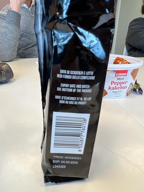 50709 - 250g Italian Ground coffee Europe