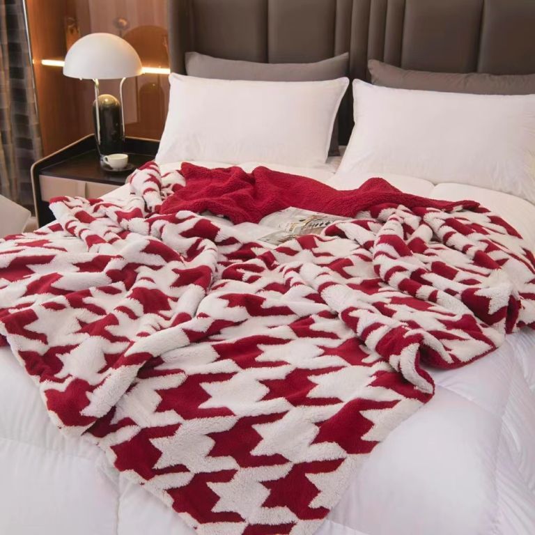50944 - Jacquard Double Layer Flannel Blanket China