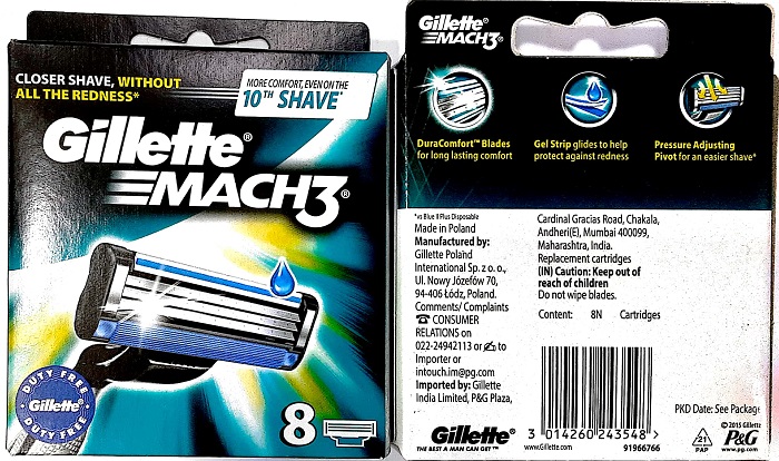 Gillette Mach 3 8 UAE