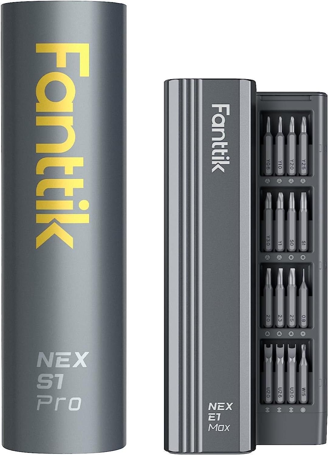 Fanttik NEX S1 Pro Cordless Electric Screwdriver Kit & E1 MAX Mini