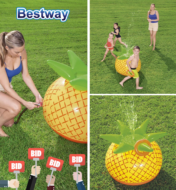 51886 - Bestway 81ALPC - Water Games Ball Pineapple With Sprayer Europe