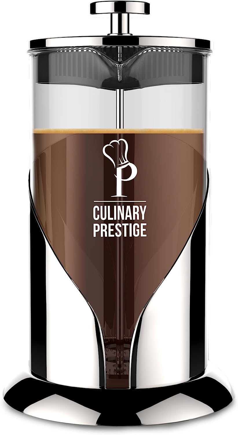 52267 - Culinary Prestige "Gorgeous" [8 Cup] French Press Coffee Maker & Tea Maker (34 Oz) USA