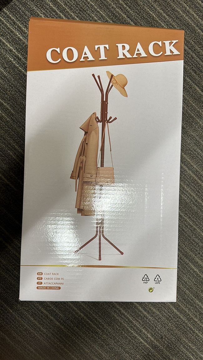 52475 - Coat Rack High-Grade Wooden USA