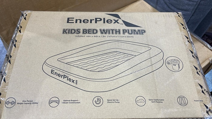 52767 - EnerPlex Kids Inflatable Travel Bed with High Speed Pump Canada