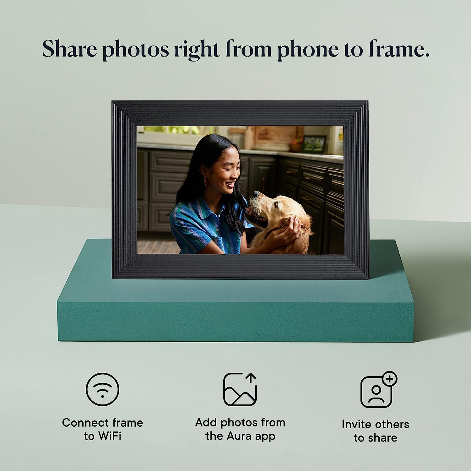 52813 - Aura Carver 10.1" WiFi Digital Picture Frame USA