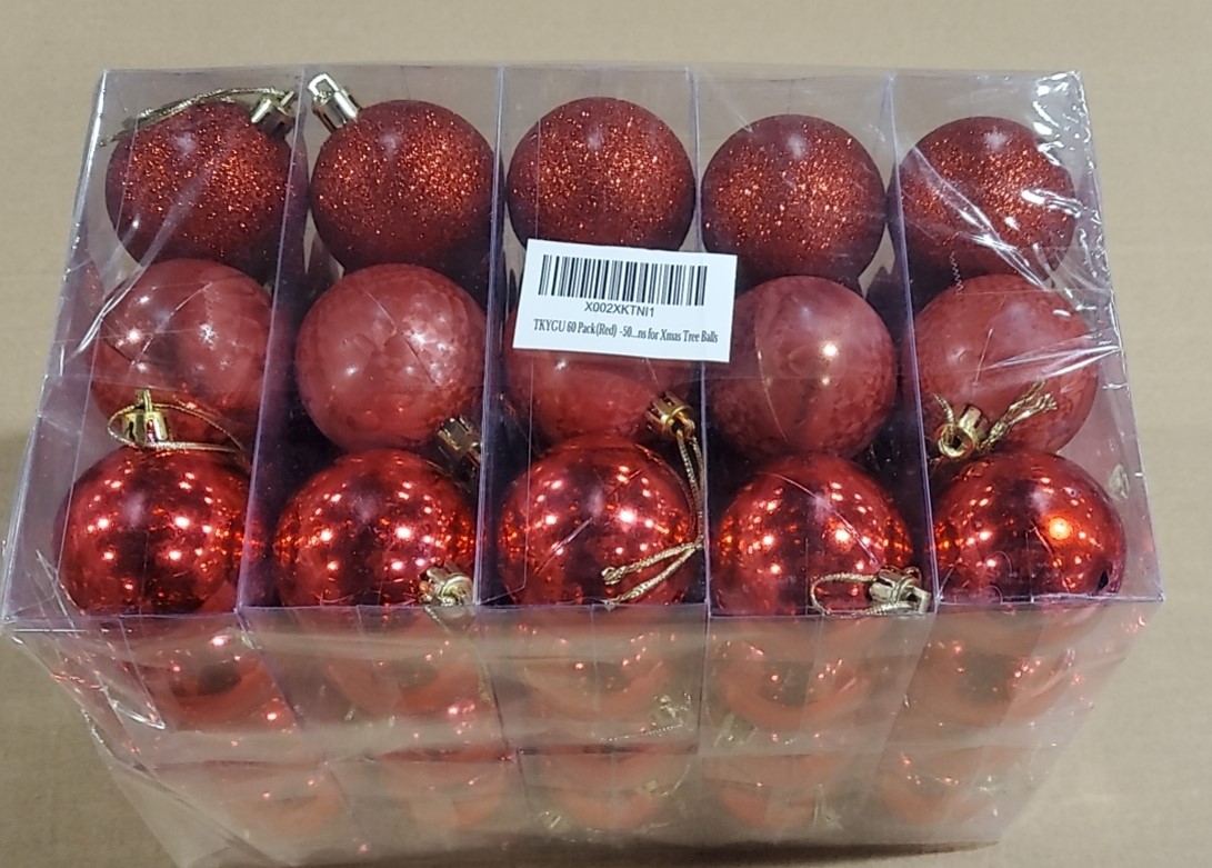 53454 - Christmas Ball Ornaments USA